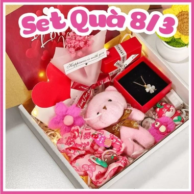 Set quà tặng bạn gái Valentine - Dây chuyền lắc tay cao cấp, quà sinh nhật, ngày Quốc tế phụ nữ Gia Đình Hải Ly 60.000 9 Set quà tặng bạn gái Valentine - Dây chuyền lắc tay cao cấp, quà sinh nhật, ngày Quốc tế phụ nữ Gia Đình Hải Ly 60.000 9