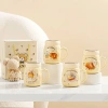 Set Quà Tặng Cốc Ly Sứ Nắp Vặn Mèo & Gấu Nâu Cute Dễ Thương, Hộp Quà Xinh Xắn - Giá 104.500₫ 8