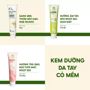Set Quà Tặng Combo Kem Dưỡng Da Tay + 5 Mặt Nạ Thạch Dừa Quà Cô Giáo 255k