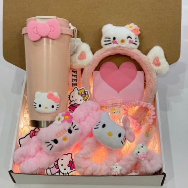 Set Quà Tặng Hello Kitty Dễ Thương, Phụ Kiện Đầy Đủ, Giá 221.800đ, Quà Sinh Nhật Bạn Gái