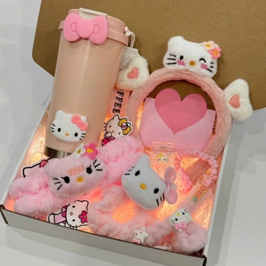Set Quà Tặng Hello Kitty Dễ Thương, Phụ Kiện Đầy Đủ, Giá 221.800đ, Quà Sinh Nhật Bạn Gái