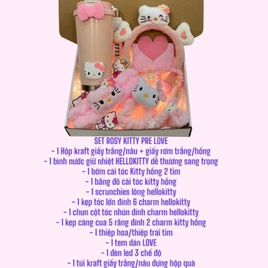 Set Quà Tặng Hello Kitty Dễ Thương, Phụ Kiện Đầy Đủ, Giá 221.800đ, Quà Sinh Nhật Bạn Gái 10 Set Quà Tặng Hello Kitty Dễ Thương, Phụ Kiện Đầy Đủ, Giá 221.800đ, Quà Sinh Nhật Bạn Gái 10
