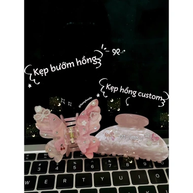 Set Quà Tặng Kẹp Tóc Custom Tên Hot Trend Dễ Thương Cho Bạn Gái Giá 30.000đ