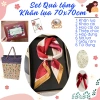 Set Quà Tặng Khăn Lụa 70x70cm + Hộp Túi Thiệp - Quà Phụ Nữ, Sinh Nhật, Cảm Ơn - Giá 143.500₫ 7