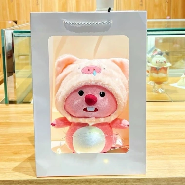 Set quà tặng Loopy sinh nhật Valentine Noel - Gấu bông Losto cho nam nữ, giảm 20%