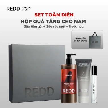 Set quà tặng nam Valentine: sữa tắm gội, sữa rửa mặt, nước hoa – Chỉ 609.000₫ (giảm từ 755.160₫)