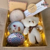 Set Quà Tặng Nến Thơm, Gấu Bông Mini & Đế Gỗ Lót Nến - Sinh Nhật, Valentine, 95.000 VND 3