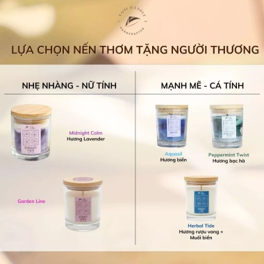Set quà tặng nến thơm Handmade – Tết 2.026 Vosi Home, gia đình, người thân, 165.000 VND 5