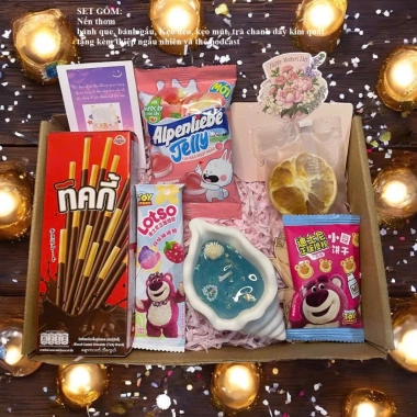 Set Quà Tặng Nến Thơm - Quà Sinh Nhật, Valentine, Giáng Sinh, Lễ Tết - Giá 112k 7