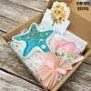 Set quà tặng nến thơm sao biển + gấu bông mini, nến vỏ sò đại dương kèm thiệp - 88.000 4