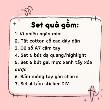 Set quà tặng sinh nhật màu sắc đa dạng - Combo cho bạn thân và người yêu, chỉ 160.000đ tại December08.store