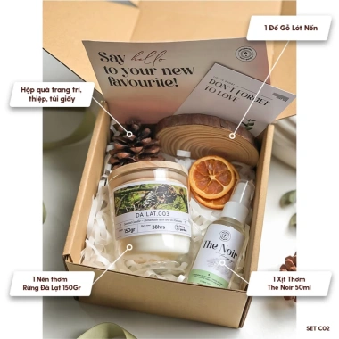 Set Quà Tặng Sinh Nhật Nữ - Nến Thơm Chill Dễ Ngủ, Thư Giãn từ HENY GARDEN, Giá 438.900₫ 9