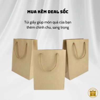 Set quà tặng sinh nhật, tốt nghiệp - Combo sổ gỗ, cốc tre, ống hút, hộp quà 189.000₫ 8