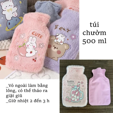 Set quà tặng sinh nhật & Valentine nữ - Túi sưởi chườm bụng 110k giảm giá, ấm áp