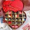 Set Quà Tặng Socola Valentine Cao Cấp – Viên Trái Tim & Truffles, kèm thiệp, giao nhanh 2h, 179k 3