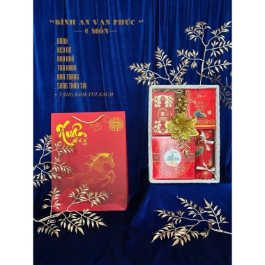 Set quà tặng Tết 2.026 Bình An Vạn Phúc - Giá xưởng, giá rẻ, giảm 20% - Quà gia đình, sếp, bạn bè 5