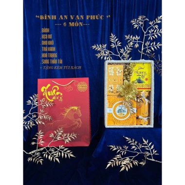 Set quà tặng Tết 2.026 Bình An Vạn Phúc - Giá xưởng, giá rẻ, giảm 20% - Quà gia đình, sếp, bạn bè 6