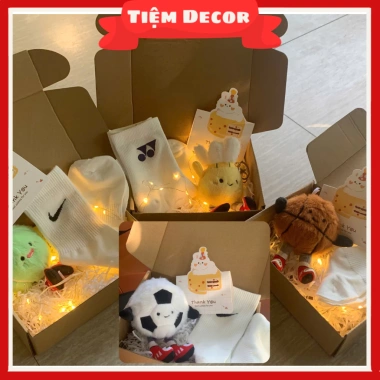 Set Quà Tặng Thể Thao Dễ Thương Valentine - Thiệp Box Giá 25k Giảm Từ 30k, Quà Cho Bạn Trai, Bạn Bè, Người Thân Hottrend