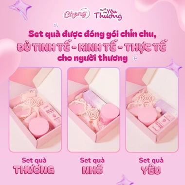 Set Quà Tặng Valentine 3 Trong 1 Kem ủ, Tinh Dầu, Xịt Dưỡng Chenglovehair - 339k