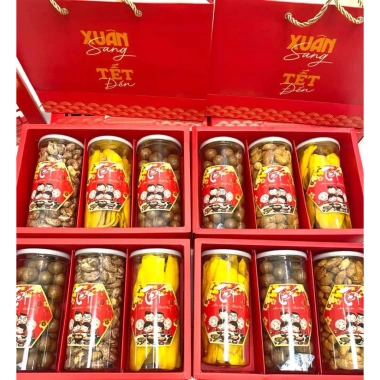 Sét quà Tết 2.026 sang trọng - Quà xuân Shop Thanh Nhàn, chỉ 485.000 VND