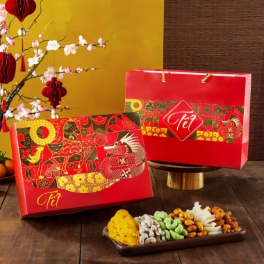 Set quà Tết Hạt Điều & Mứt Trái Cây - Trao Điều Lành, Gửi Trọn Tết An, Giá ưu đãi 641.000 VND 4