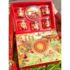 Set quà Tết hạt dinh dưỡng, trái cây sấy sang trọng, kèm túi chỉ 139.000 VND