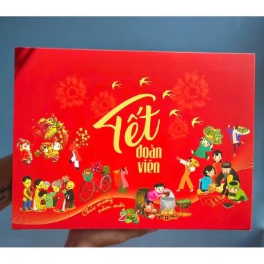 Set quà Tết hạt dinh dưỡng, trái cây sấy sang trọng, kèm túi chỉ 139.000 VND 4