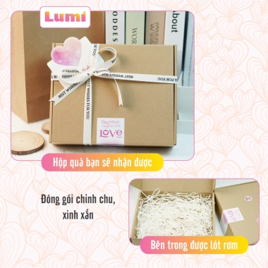 Set quà trang sức Lumi: vòng tay, dây chuyền Hello Kitty hoa gấu, hộp quà 119k