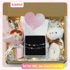 Set quà trang sức Lumi: vòng tay, dây chuyền Hello Kitty hoa gấu, hộp quà 119k 7