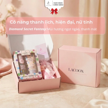 Set Quà Valentine Body Mist Lacoon – Hương Ngọt Ngào, Giá 249.000₫ – Quà Tặng Người Yêu