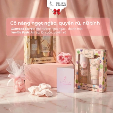 Set Quà Valentine Body Mist Lacoon – Hương Ngọt Ngào, Giá 249.000₫ – Quà Tặng Người Yêu