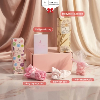 Set Quà Valentine Body Mist Lacoon – Hương Ngọt Ngào, Giá 249.000₫ – Quà Tặng Người Yêu