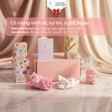 Set Quà Valentine Body Mist Lacoon – Hương Ngọt Ngào, Giá 249.000₫ – Quà Tặng Người Yêu