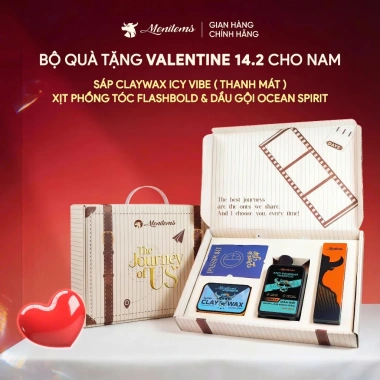 Set quà Valentine cho bạn trai: Sáp vuốt tóc, Xịt tạo phồng, Dầu gội sạch gàu Menitems - Giá 389k 4