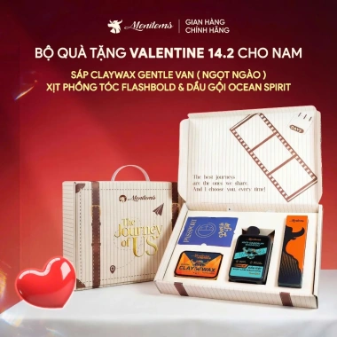 Set quà Valentine cho bạn trai: Sáp vuốt tóc, Xịt tạo phồng, Dầu gội sạch gàu Menitems - Giá 389k 9