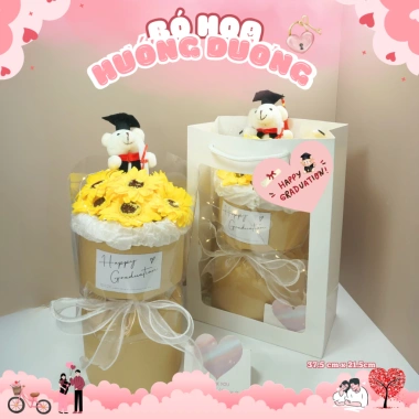 Set Quà Valentine: Hoa gấu sáp dễ thương, thiệp, túi, đèn LED Giá ưu đãi 80.640₫ 2
