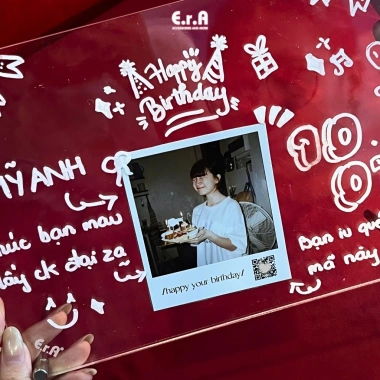 Set Quà Valentine Khung Ảnh Mica Trong Suốt và Code Web, Acrylic Tự Làm Giá 234k Erashop 3