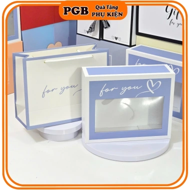 Set Quà Valentine Socola FIGO 20gr + Trang Trí Cửa Sổ, Mix Đen & Sữa - 75.000₫