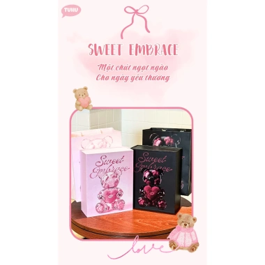 Set quà Valentine SWEET EMBRACE 5 món TUHU - Hộp sang trọng, túi giấy - Chỉ 499.000₫ 2