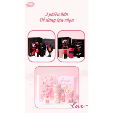 Set quà Valentine SWEET EMBRACE 5 món TUHU - Hộp sang trọng, túi giấy - Chỉ 499.000₫ 4