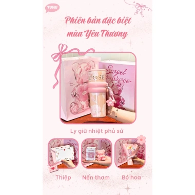 Set quà Valentine SWEET EMBRACE 5 món TUHU - Hộp sang trọng, túi giấy - Chỉ 499.000₫ 6