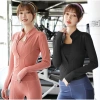 Set quần áo tập gym yoga 2 món nữ Quần dài áo khoác ôm body thời trang giá 249k 6