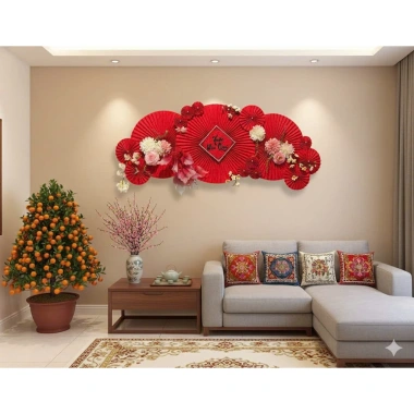 Set Quạt Decor Màu Đỏ Trang Trí Tết Nguyên Đán 2.026 Bính Ngọ Giá Ưu Đãi 105k 3 Set Quạt Decor Màu Đỏ Trang Trí Tết Nguyên Đán 2.026 Bính Ngọ Giá Ưu Đãi 105k 3