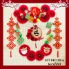 Set Quạt Decor Màu Đỏ Trang Trí Tết Nguyên Đán 2.026 Bính Ngọ Giá Ưu Đãi 105k 6