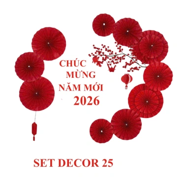 Set Quạt Decor Văn Phòng Nhà Cửa Quán Xinh Chụp Ảnh Tết 2.026 Giá 50.000đ