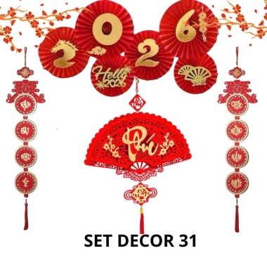 Set Quạt Decor Văn Phòng Nhà Cửa Quán Xinh Chụp Ảnh Tết 2.026 Giá 50.000đ
