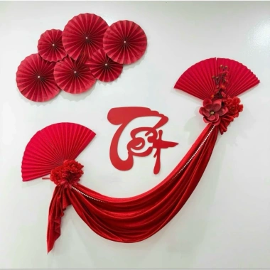 Set Quạt Giấy Đỏ Đón Xuân 2.026 – Kim Phát, Kèm Băng Dính Trang Trí Nhà Cửa, Quán Cà Phê, Lớp Học – Giá chỉ 125.000₫ 9