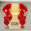 Set Quạt Trang trí Tết 1 dây - Đèn lồng thắp sáng không gian Tết, giá 50.000đ 2