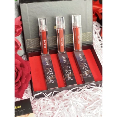 Set Son Belips Bộ Quà Tặng Valentine Cho Bạn Gái – Vỏ Đen Sang Trọng, Quyến Rũ, Truyền Thống, Giá 799.000₫