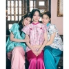 Set Tết 199k – Áo cách tân hoa sang trọng + Quần suông lụa nhẹ, giá ưu đãi